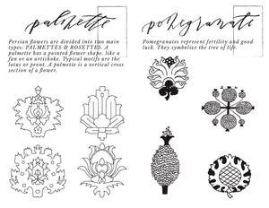 Floral Motif Coloring Book